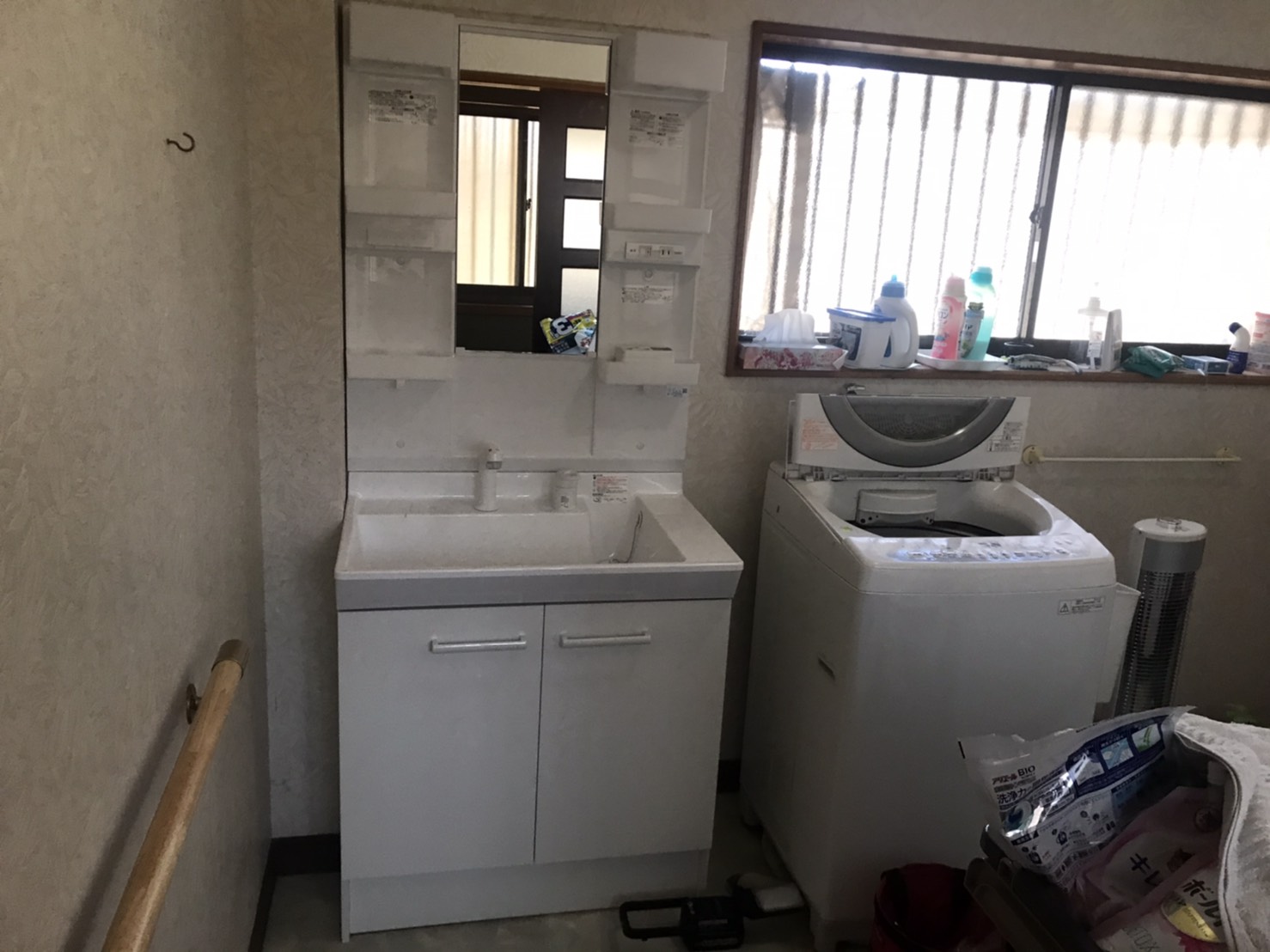安城市Y様邸　洗面台取替 1|[公式]住設チェンジャー|住宅設備を爆速で取り替え・交換工事