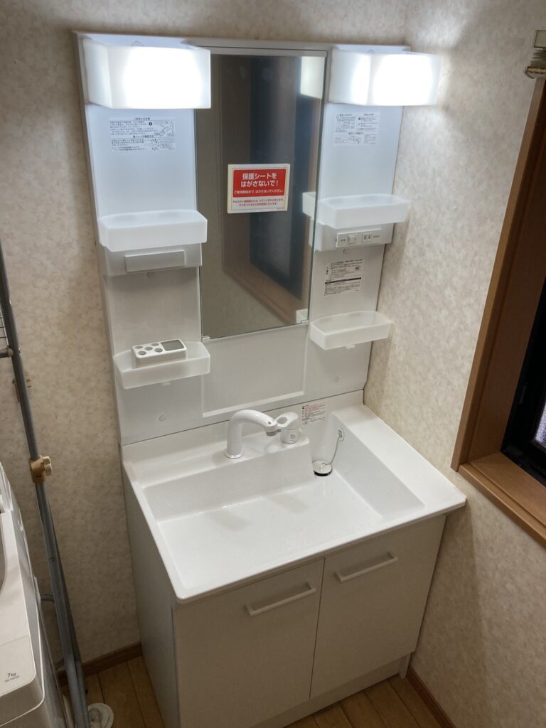 碧南市S様邸　洗面台取替 3|[公式]住設チェンジャー|住宅設備を爆速で取り替え・交換工事